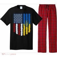 Support Ukraine I Stand With Ukraine Ukrainian Flag 10 Pajama Set thumb 0