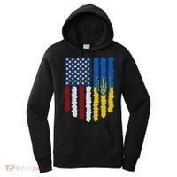 Support Ukraine I Stand With Ukraine Ukrainian Flag 10 Women's Hoodie thumb 0