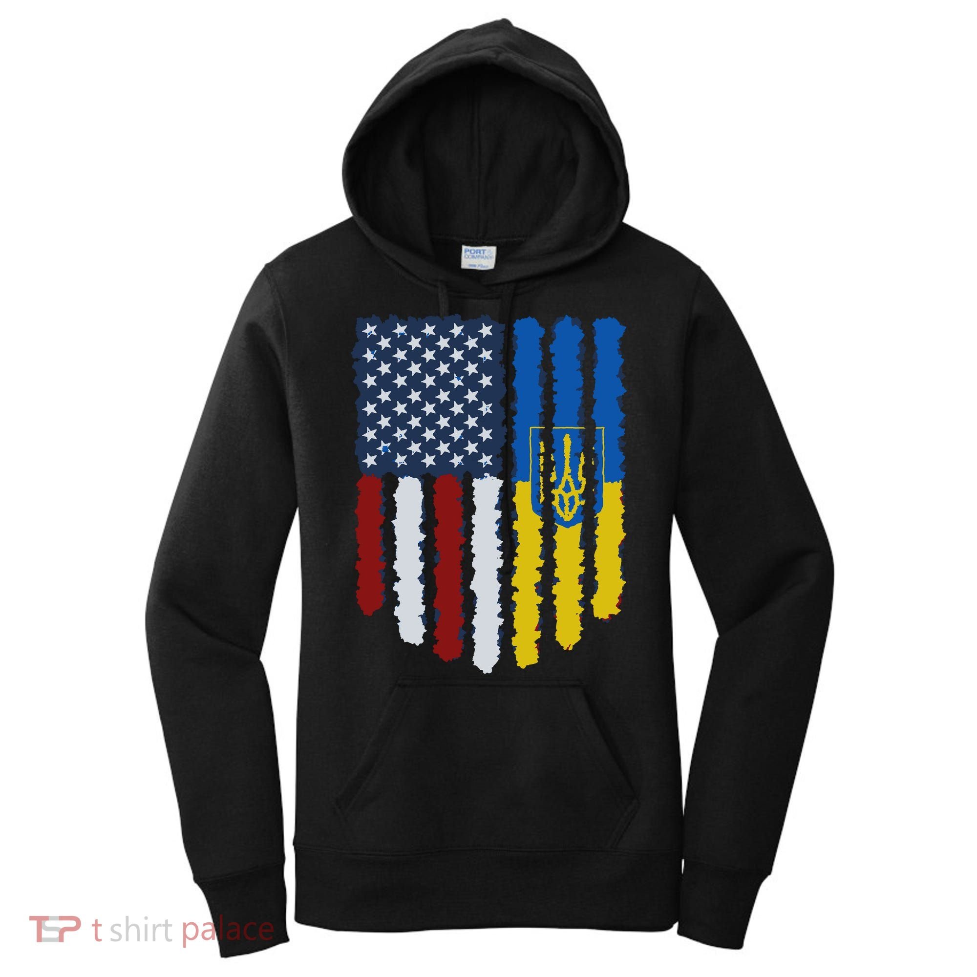 Support Ukraine I Stand With Ukraine Ukrainian Flag 10 Women's Hoodie