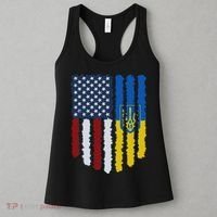 Support Ukraine I Stand With Ukraine Ukrainian Flag 10 Women's Tank Top thumb 3