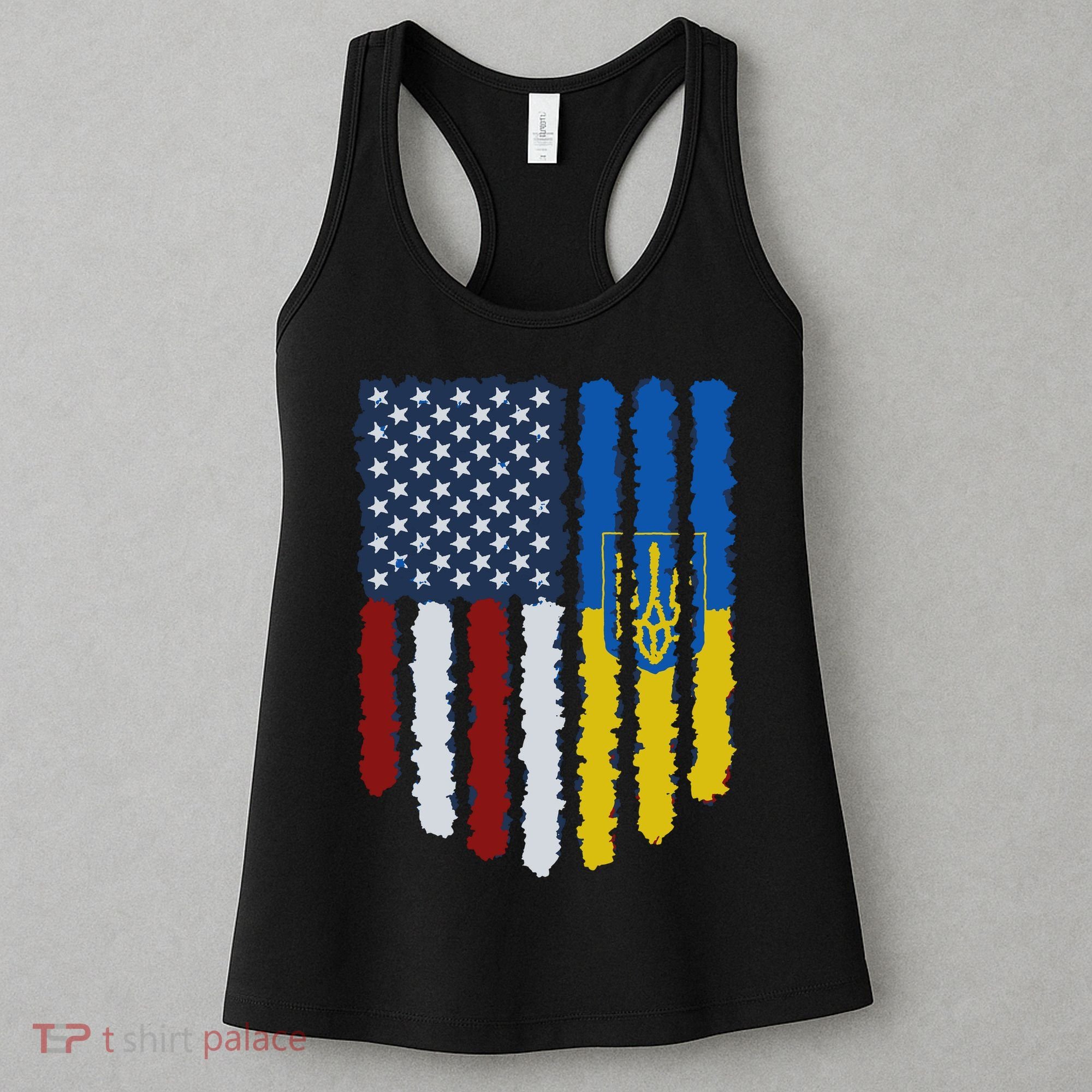 Support Ukraine I Stand With Ukraine Ukrainian Flag 10 Women's Tank Top
