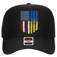 Support Ukraine I Stand With Ukraine Ukrainian Flag 10 Hat thumb 0