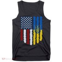Support Ukraine I Stand With Ukraine Ukrainian Flag 10 Tank Top thumb 0