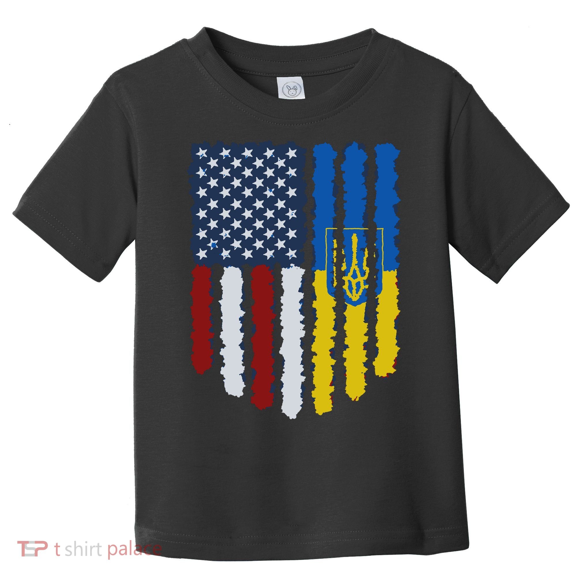 Support Ukraine I Stand With Ukraine Ukrainian Flag 10 Toddler T-Shirt