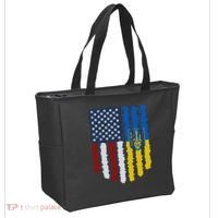 Support Ukraine I Stand With Ukraine Ukrainian Flag 10 Tote Bag thumb 2