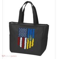 Support Ukraine I Stand With Ukraine Ukrainian Flag 10 Tote Bag thumb 3