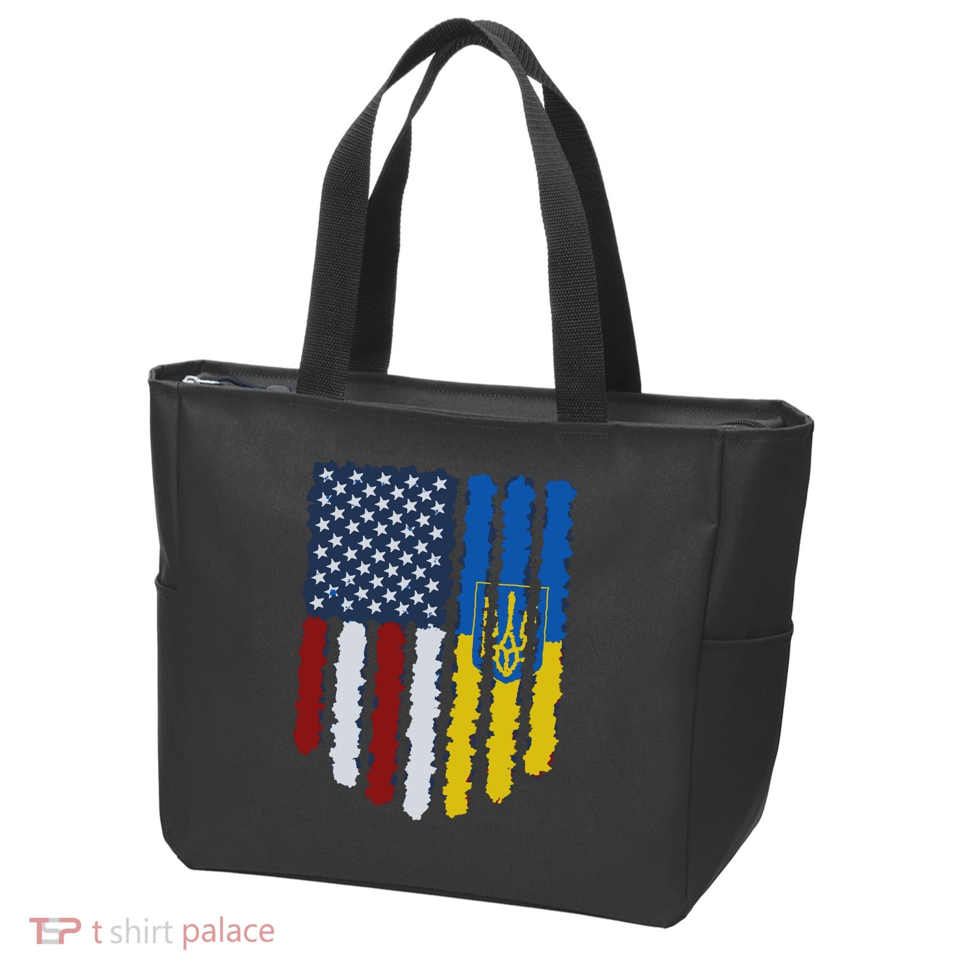 Support Ukraine I Stand With Ukraine Ukrainian Flag 10 Tote Bag