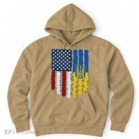 Support Ukraine I Stand With Ukraine Ukrainian Flag 10 Hoodie thumb 0