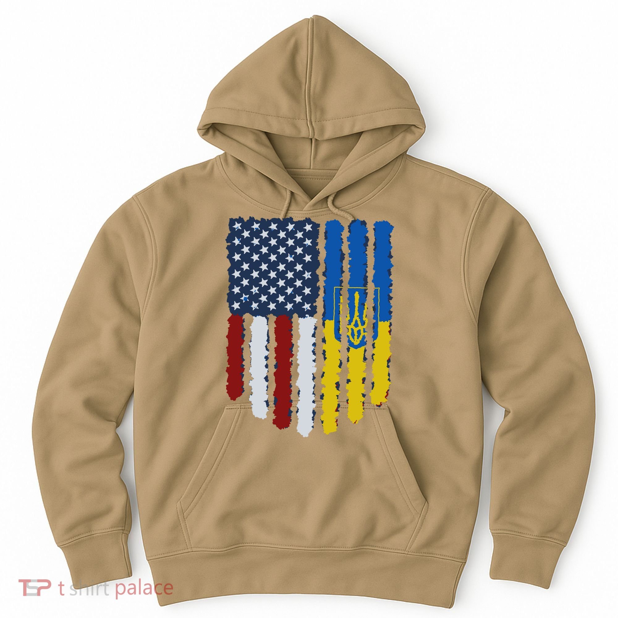 Support Ukraine I Stand With Ukraine Ukrainian Flag 10 Hoodie