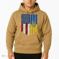 Support Ukraine I Stand With Ukraine Ukrainian Flag 10 Hoodie thumb 2