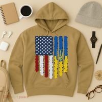 Support Ukraine I Stand With Ukraine Ukrainian Flag 10 Hoodie thumb 3