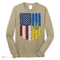 Support Ukraine I Stand With Ukraine Ukrainian Flag 10 Long Sleeve Shirt thumb 0