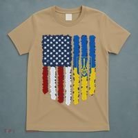 Support Ukraine I Stand With Ukraine Ukrainian Flag 10 T-Shirt thumb 5