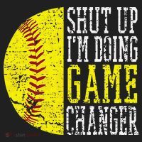 Shut Up I'm Doing Game Changer Funny Baseball Player Women's Sweatshirt thumb 2