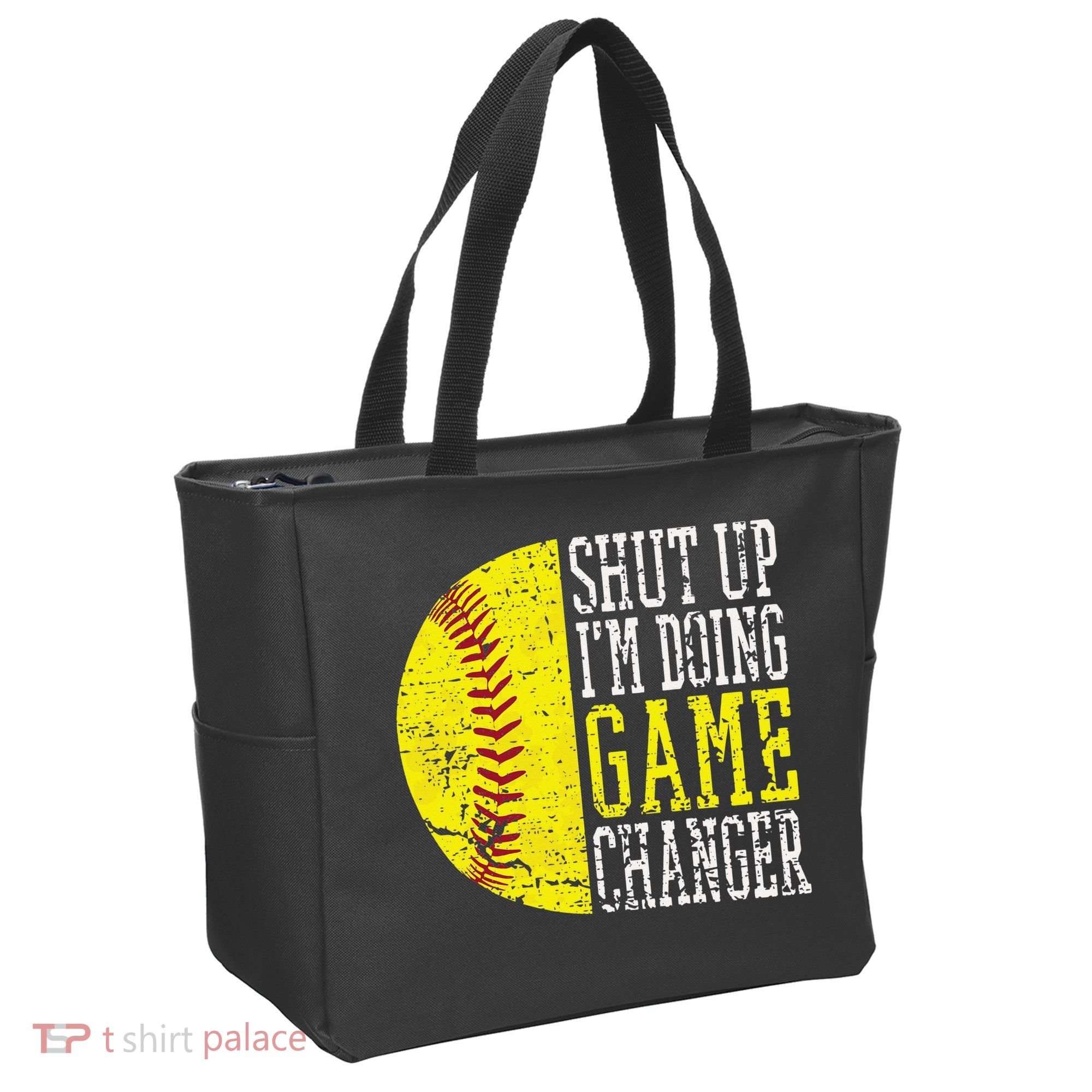 Shut Up I'm Doing Game Changer Funny Baseball Player Tote Bag