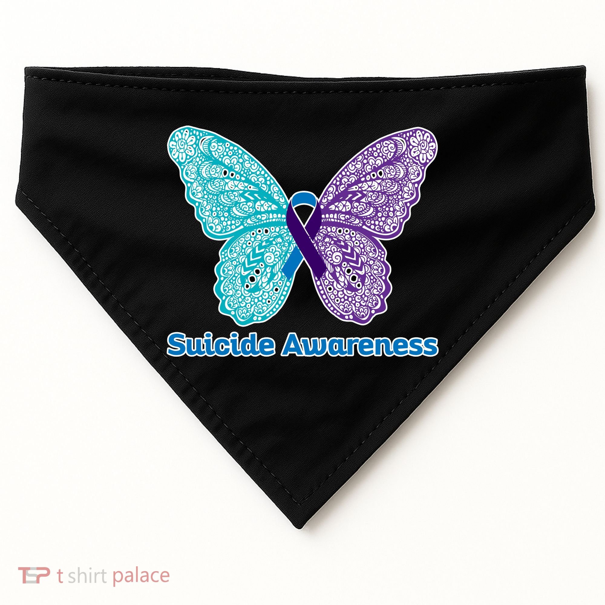 Suicide Awareness USA-Made Doggie Bandana
