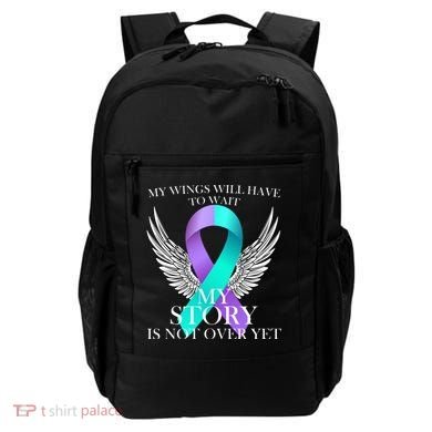 Suicide Prevention Angel Wings Ribbon Backpack