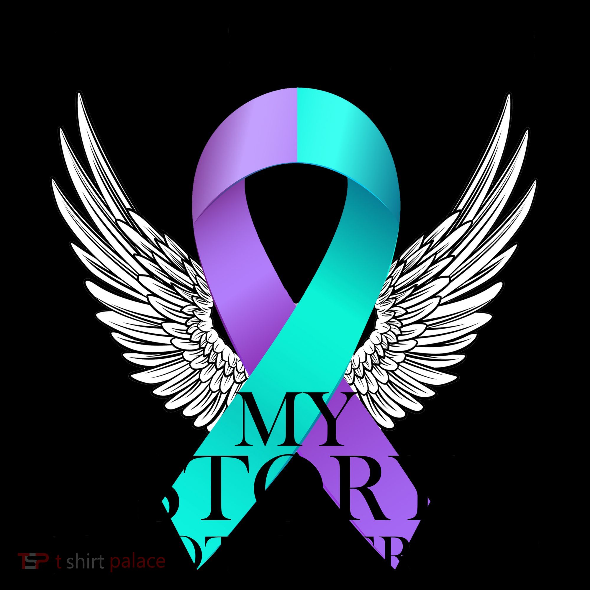 Suicide Prevention Angel Wings Ribbon Coffee Mug