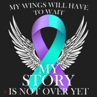 Suicide Prevention Angel Wings Ribbon Hat thumb 2