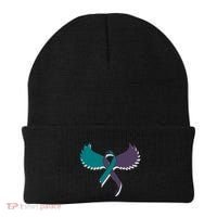 Suicide Prevention Angle Wings Awareness Ribbon Beanie thumb 0