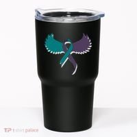 Suicide Prevention Angle Wings Awareness Ribbon Tumbler thumb 0