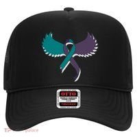 Suicide Prevention Angle Wings Awareness Ribbon Hat thumb 0