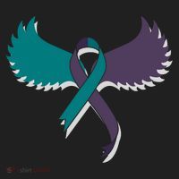 Suicide Prevention Angle Wings Awareness Ribbon Hat thumb 2