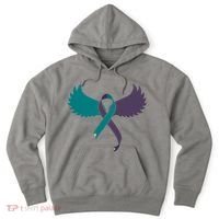 Suicide Prevention Angle Wings Awareness Ribbon Hoodie thumb 0