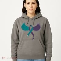 Suicide Prevention Angle Wings Awareness Ribbon Hoodie thumb 5