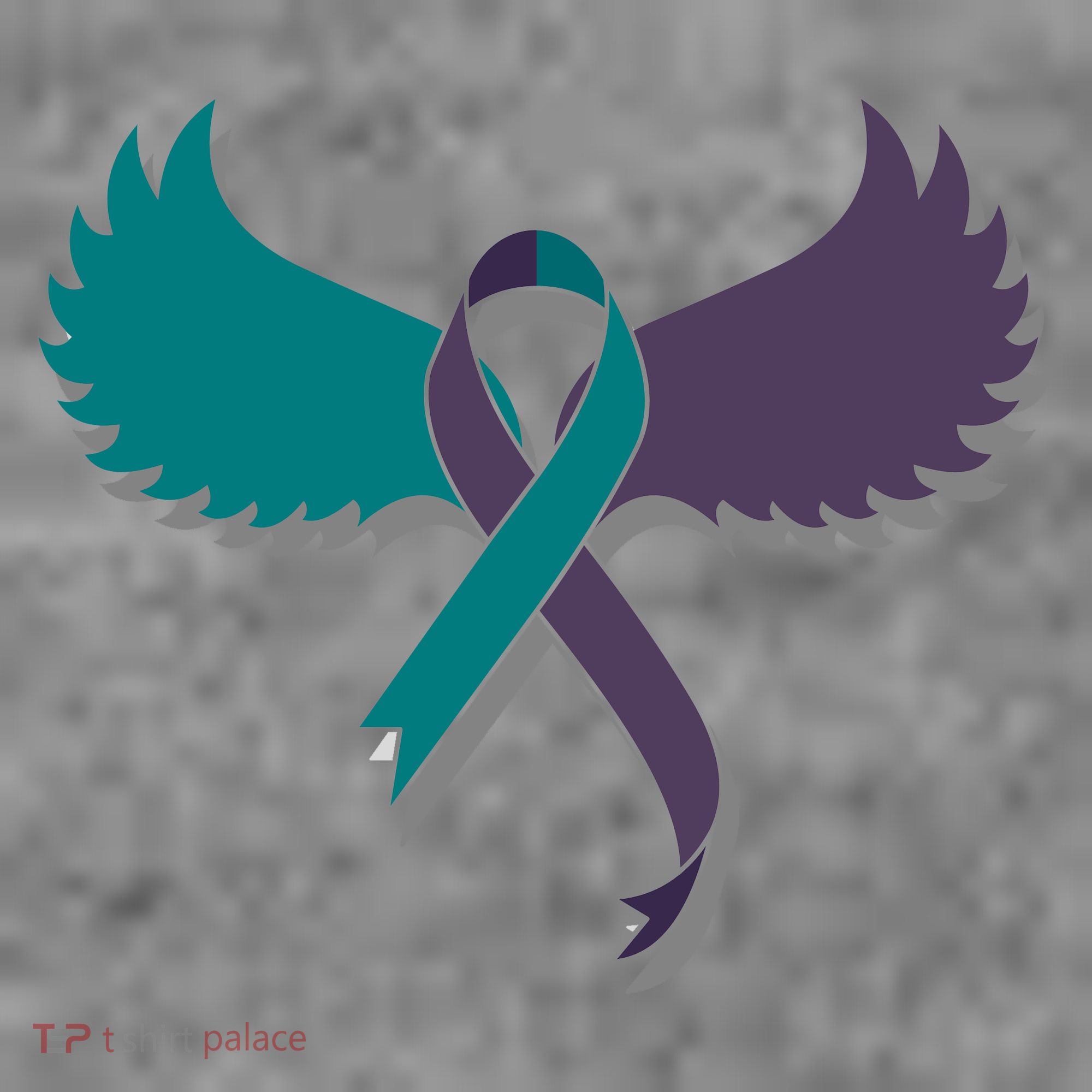 Suicide Prevention Angle Wings Awareness Ribbon Tank Top
