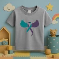 Suicide Prevention Angle Wings Awareness Ribbon Toddler T-Shirt thumb 3