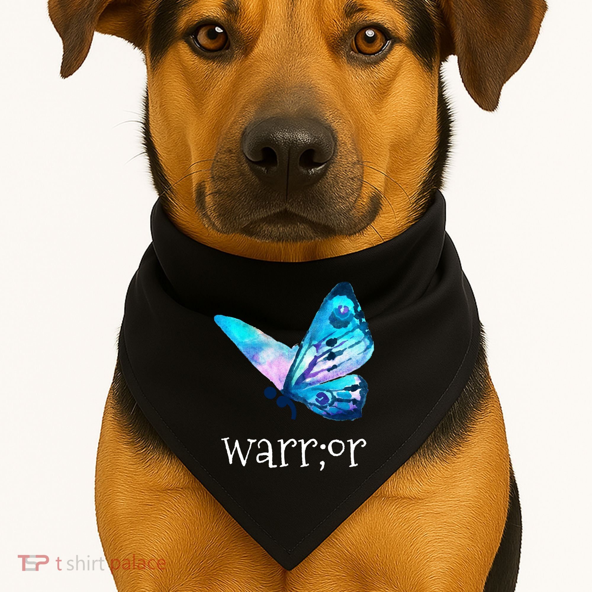 Suicide Prevention Awareness USA-Made Doggie Bandana