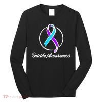 Suicide Prevention Awareness Ribbon Long Sleeve Shirt thumb 0