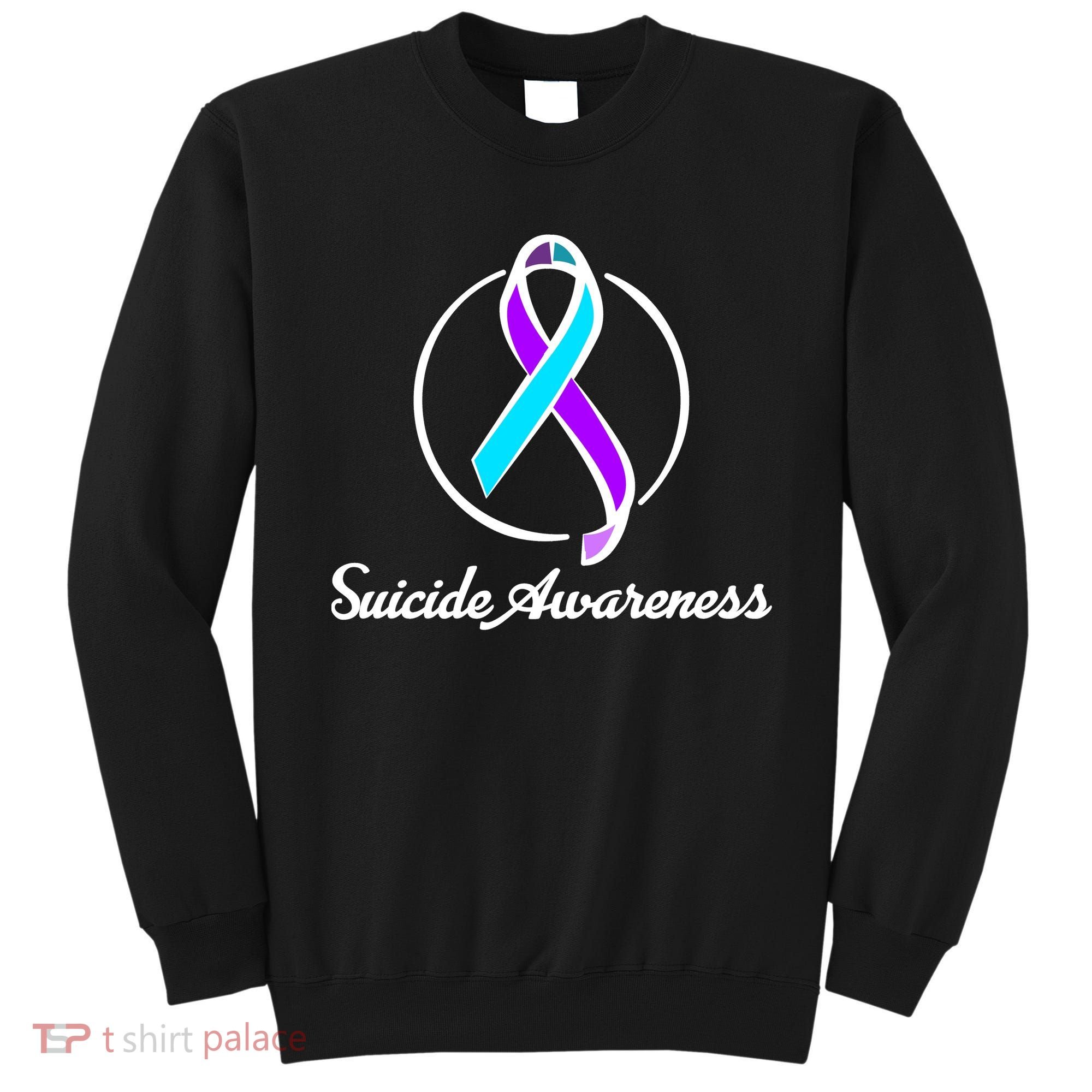Suicide Prevention Awareness Ribbon Sweatshirt