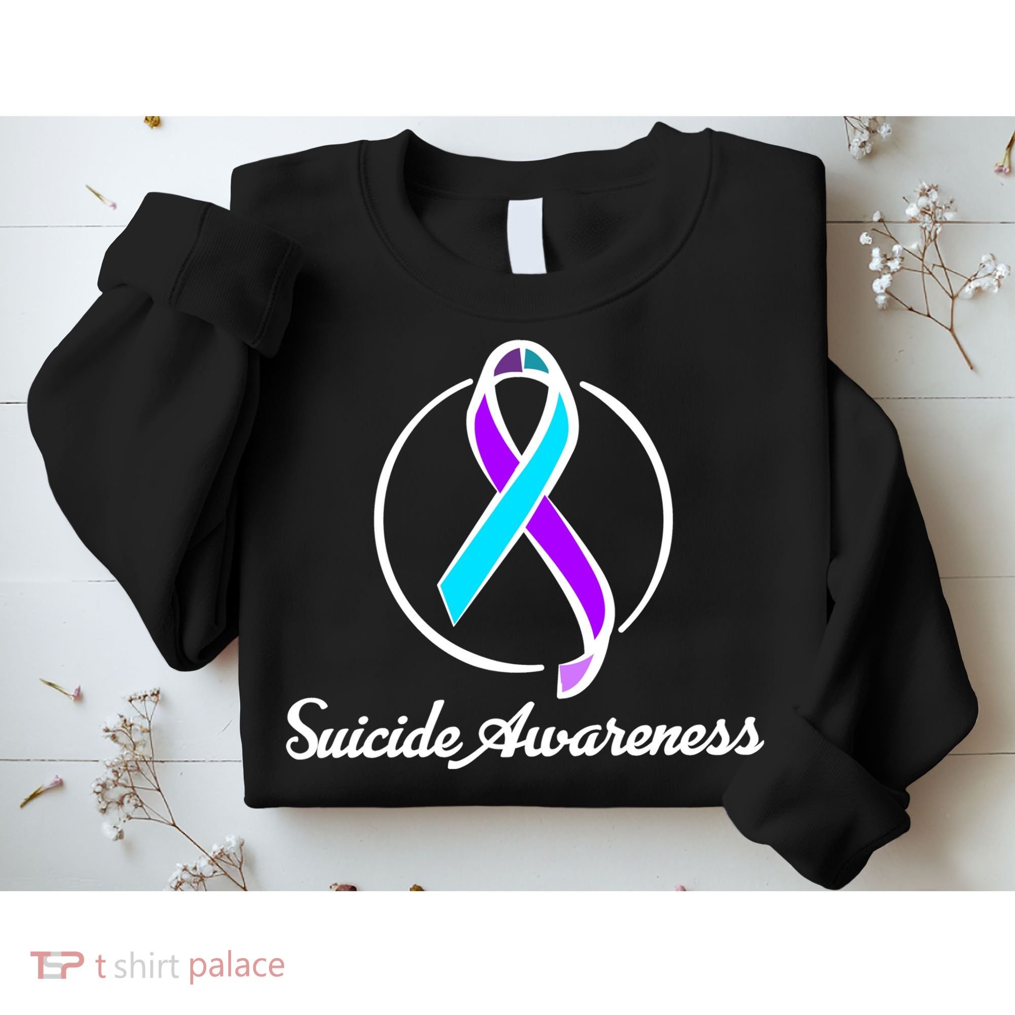 Suicide Prevention Awareness Ribbon Sweatshirt