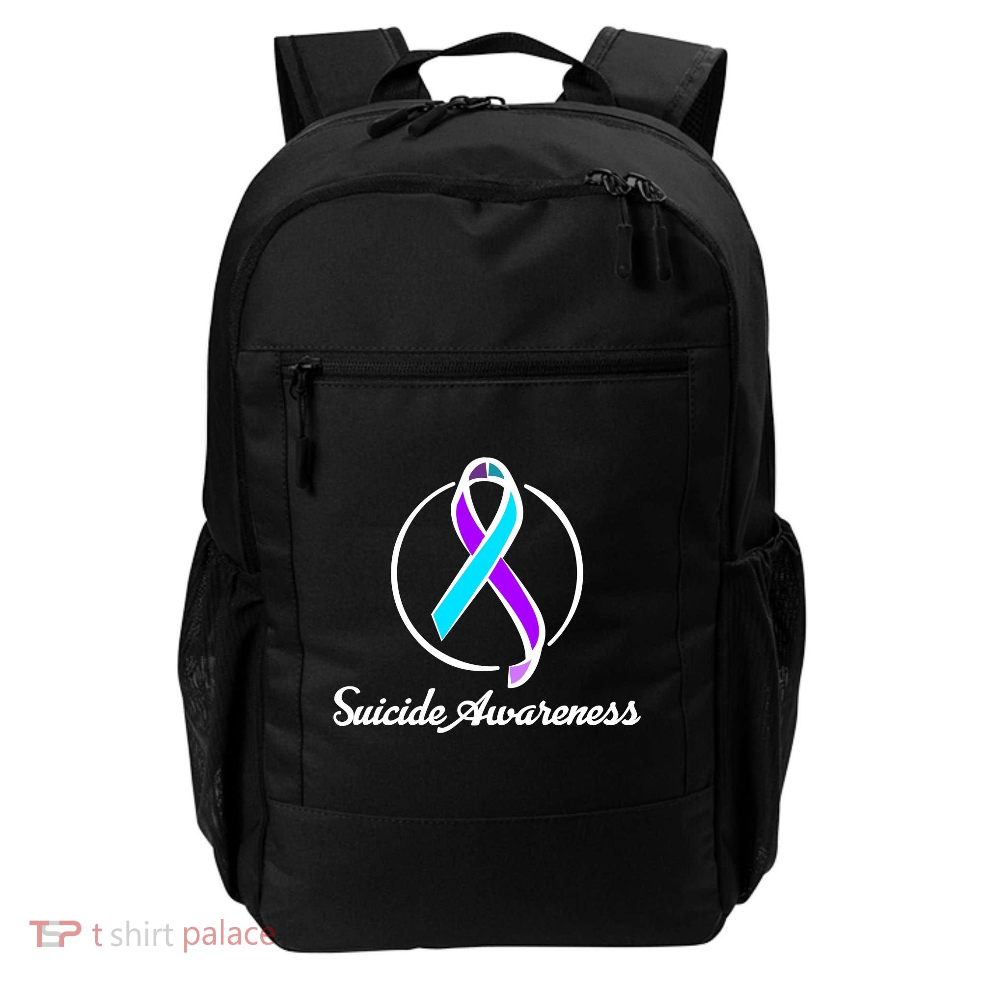 Suicide Prevention Awareness Ribbon Backpack