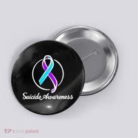 Suicide Prevention Awareness Ribbon Button thumb 0