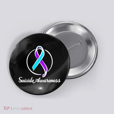Suicide Prevention Awareness Ribbon Button