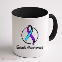 Suicide Prevention Awareness Ribbon Coffee Mug thumb 1