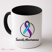 Suicide Prevention Awareness Ribbon Coffee Mug thumb 0
