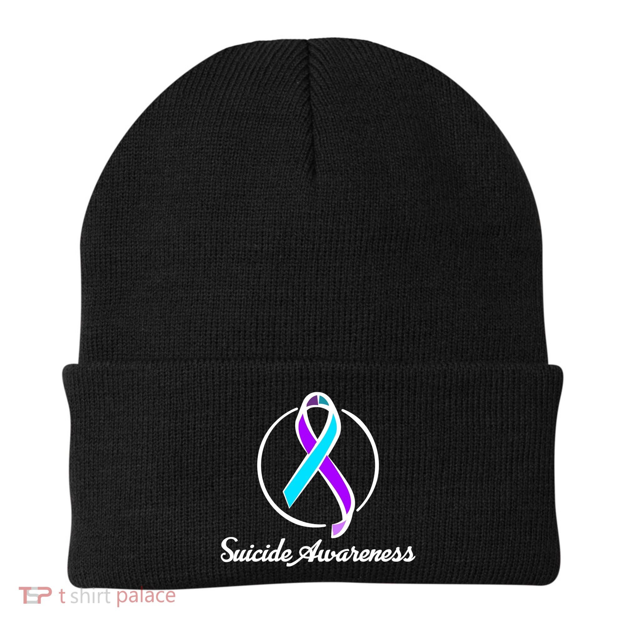 Suicide Prevention Awareness Ribbon Beanie