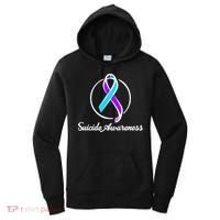 Suicide Prevention Awareness Ribbon Women's Hoodie thumb 0