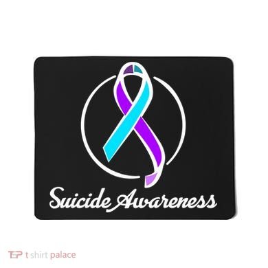 Suicide Prevention Awareness Ribbon Mousepad