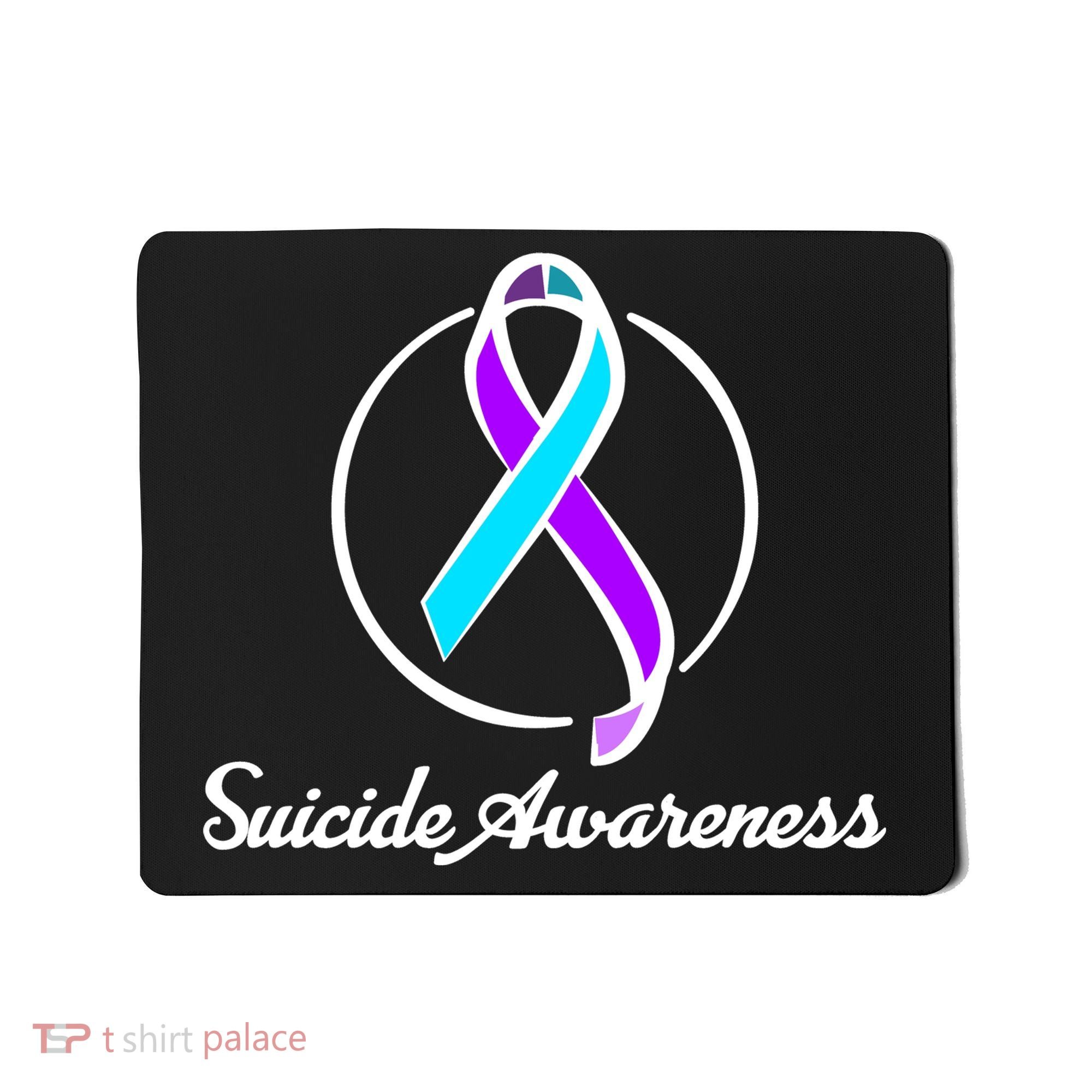 Suicide Prevention Awareness Ribbon Mousepad