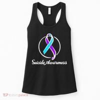 Suicide Prevention Awareness Ribbon Women's Tank Top thumb 0