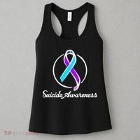 Suicide Prevention Awareness Ribbon Women's Tank Top thumb 3