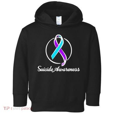 Suicide Prevention Awareness Ribbon Toddler Hoodie