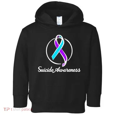 Suicide Prevention Awareness Ribbon Toddler Hoodie
