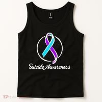 Suicide Prevention Awareness Ribbon Tank Top thumb 2