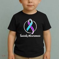 Suicide Prevention Awareness Ribbon Toddler T-Shirt thumb 2